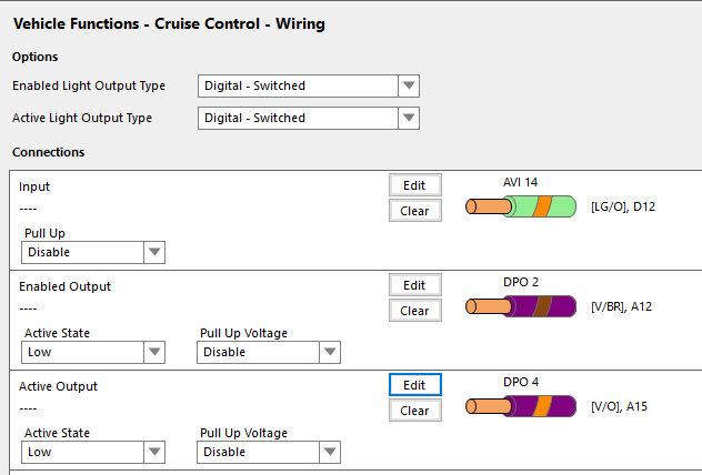 cruise control multi function input a circuit high