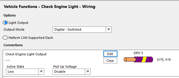 Check Engine Light Wiring